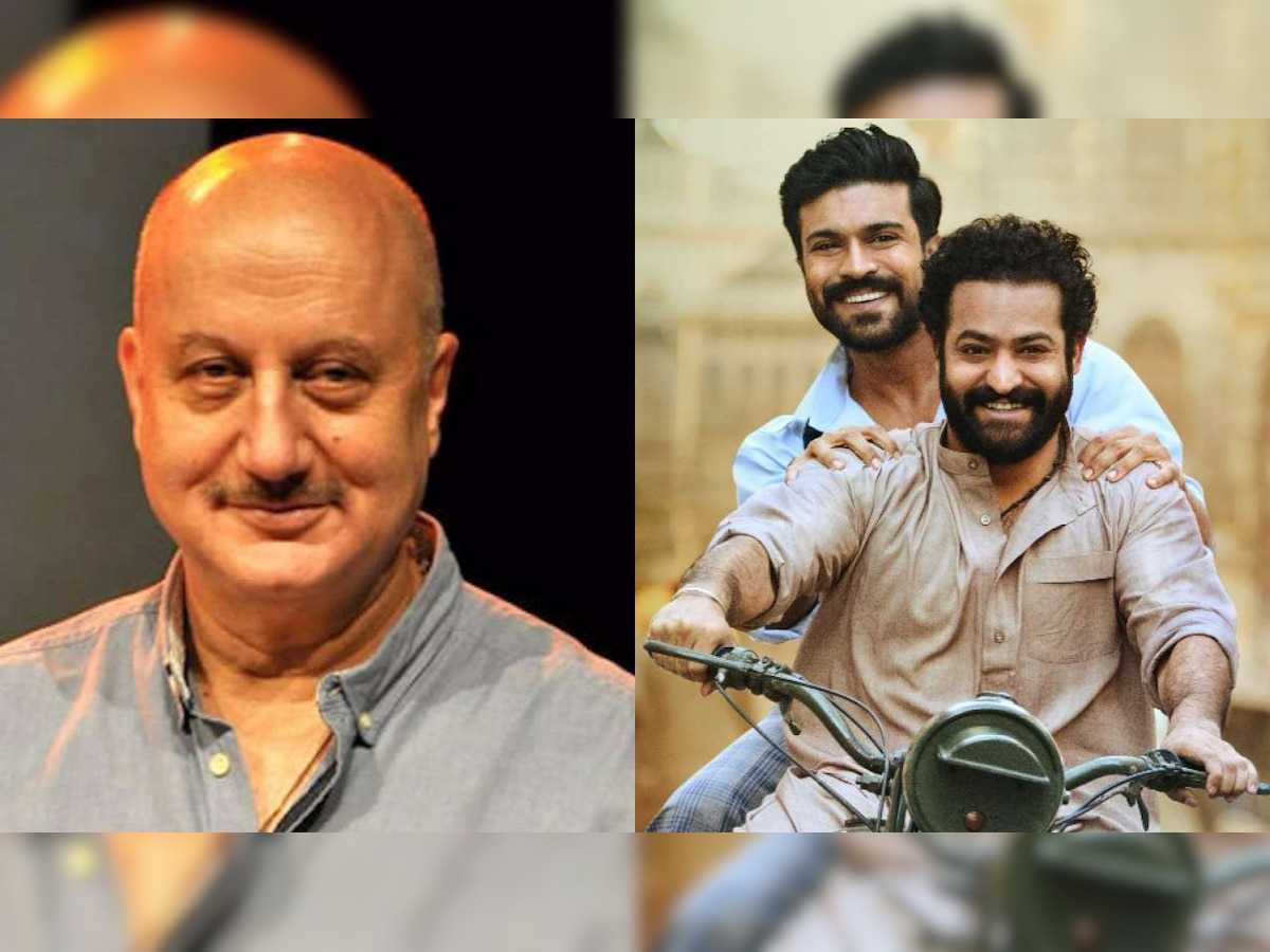 Anupam Kher reviews SS Rajamouli's RRR, calls Ram Charan-Jr NTR 'electrifying'