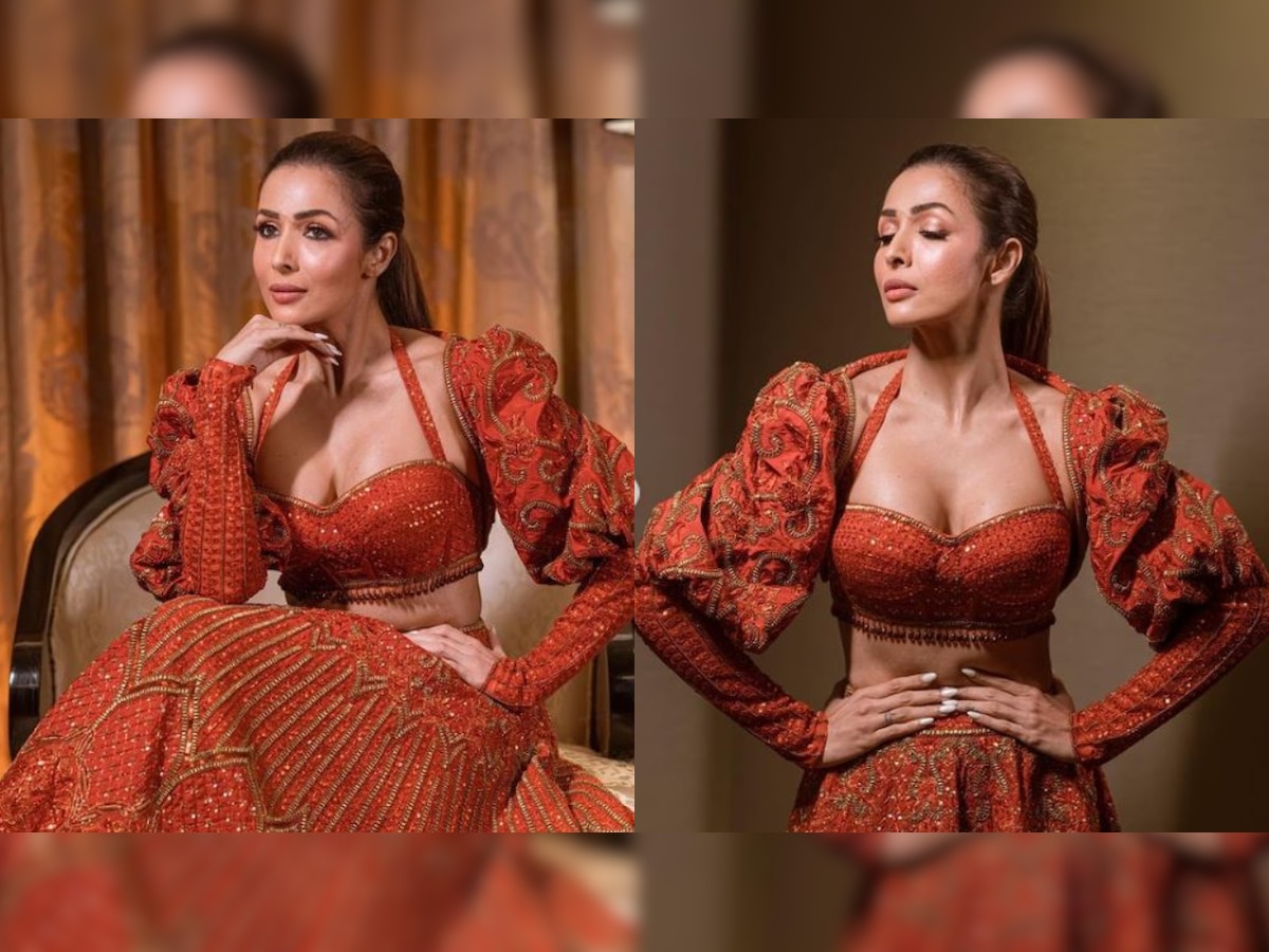 Malaika Arora looks mesmerising in red lehenga, photos go viral 