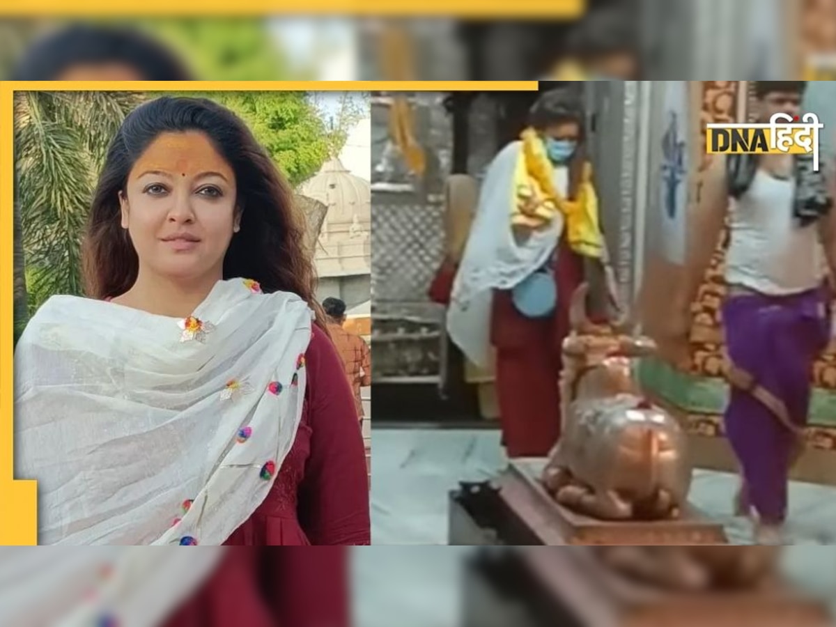 Tanushree Dutta की कार का ब्रेक हुआ फेल, घायल हालत में पहुंचीं मंदिर