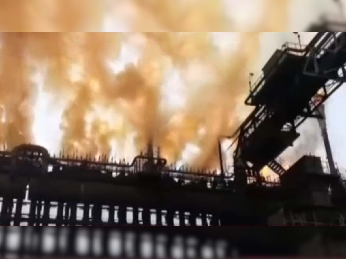 Massive fire after blast at Tata Steel plant in Jamshedpur, 3 injured