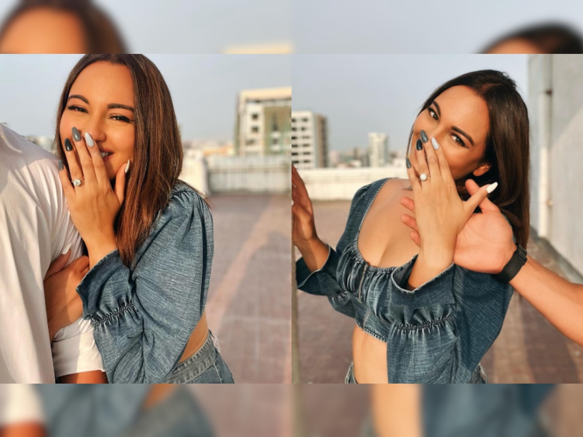 Xxx Sonakshi Boor Videos Full Hd - Sonakshi Sinha flaunts diamond ring in cryptic post, netizens wonder if she  is engaged