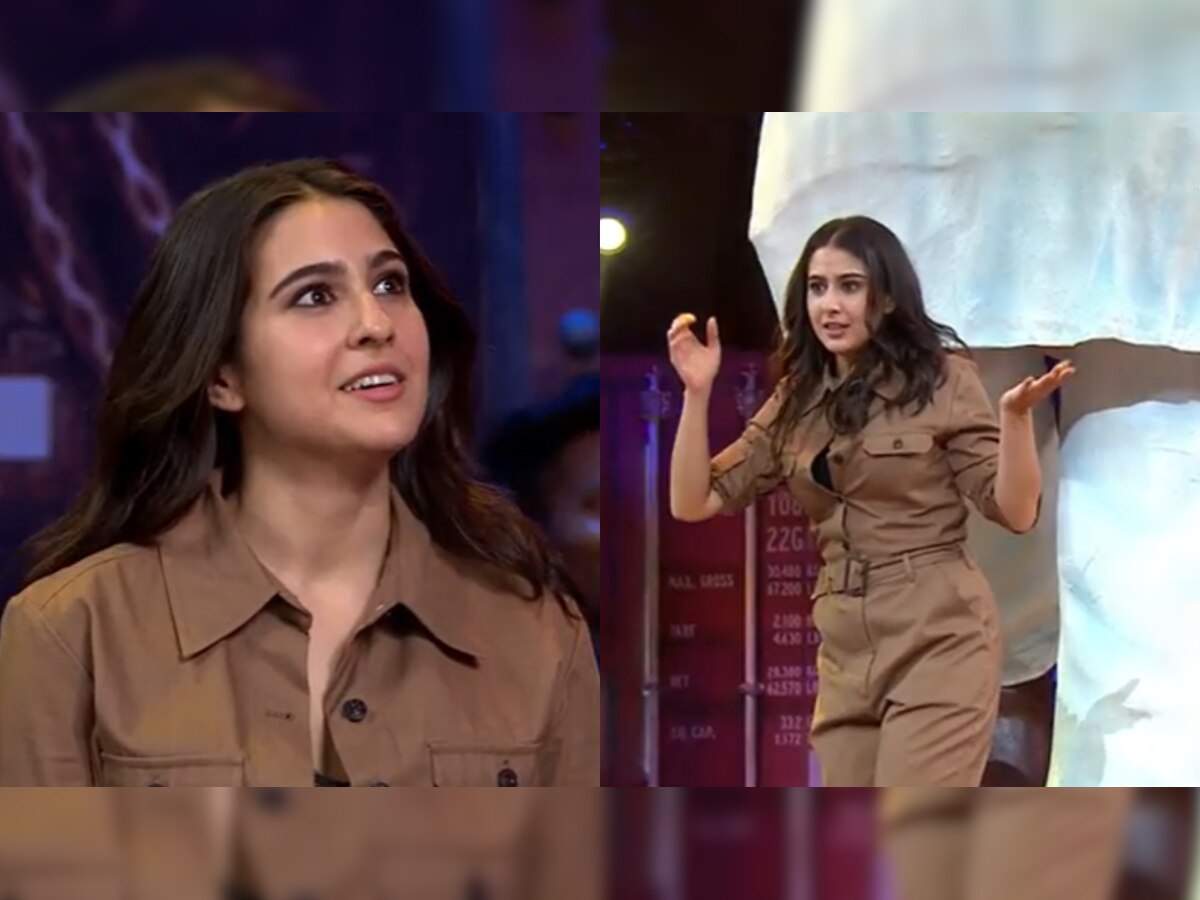 Sara Ali Khan dances to dad Saif Ali Khan's Main Khiladi Tu Anari in The Khatra Khatra Show
