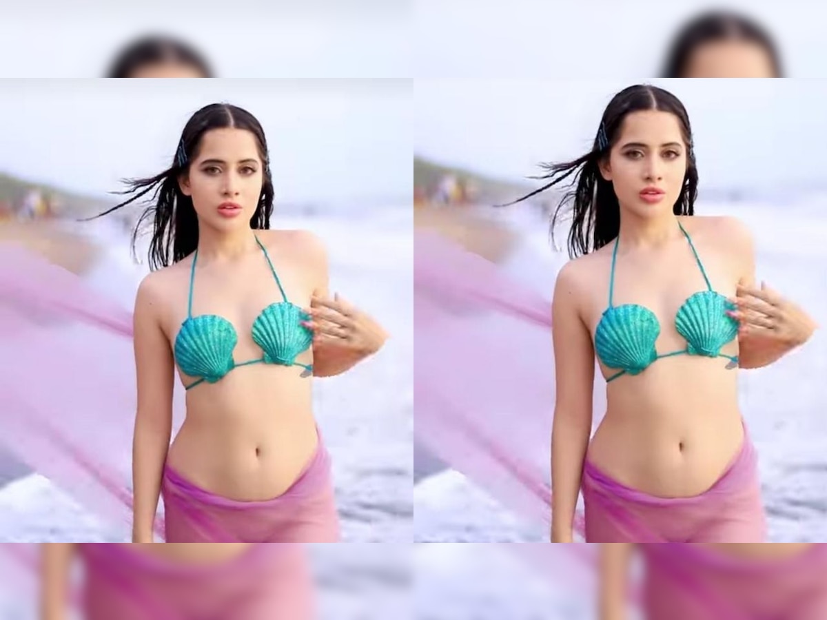 Group Nude Beach Models - Urfi Javed gets brutally trolled for posing in see-through beachwear,  netizen says 'daya aati hai'