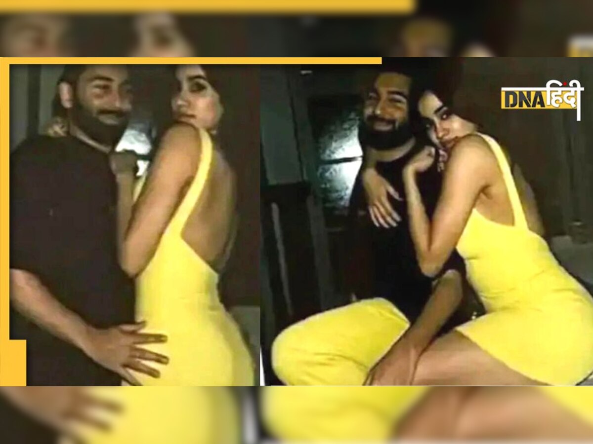 Janhvi Kapoor ने इस लड़के संग देर रात की पार्टी, कोजी होकर खूब खिंचाईं तस्वीरें