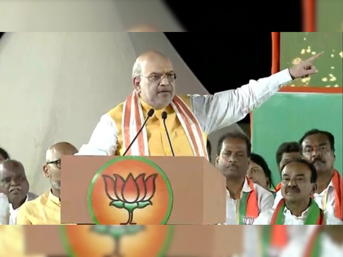 BJP state government will buy all rice, end Muslim quota: HM Amit Shah in Telangana