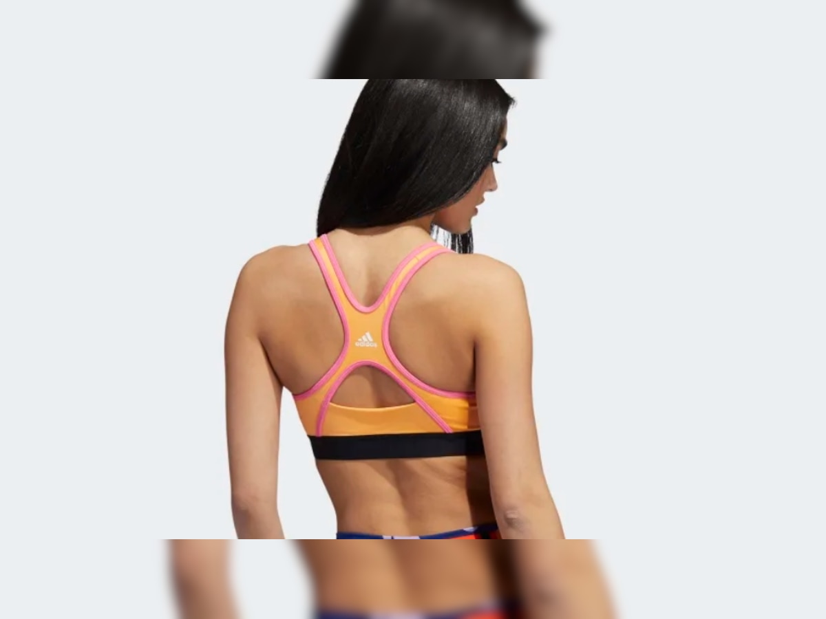 BBC - Photos of bare breasts in Adidas sports bra adverts