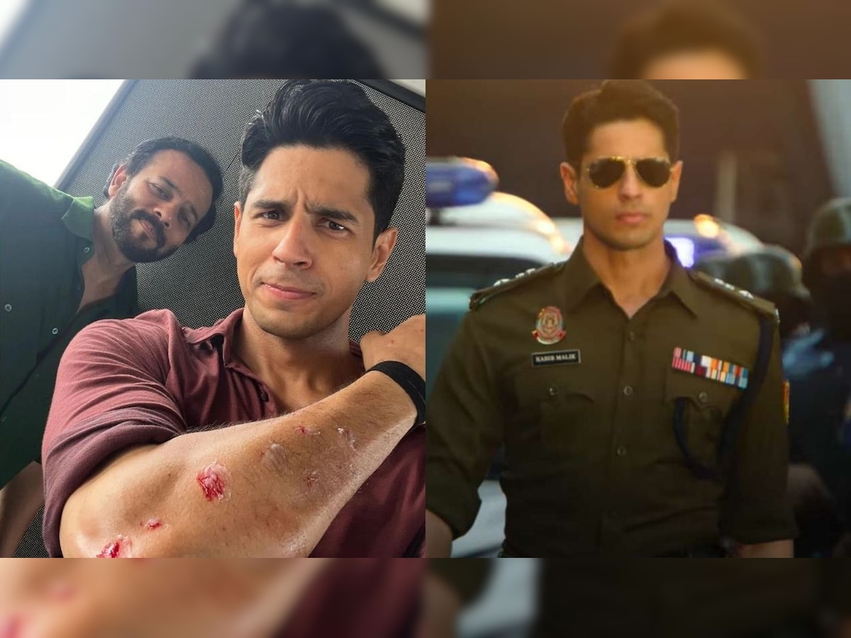 Indian Police Force: Sidharth Malhotra flaunts scars while shooting for Rohit Shetty's series