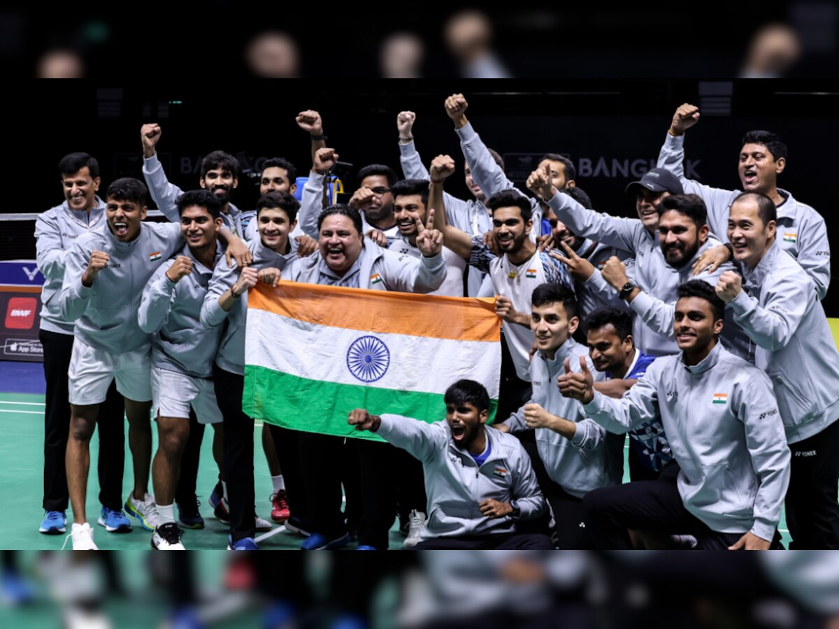 India create history, defeat 14-time champions Indonesia in Thomas Cup final