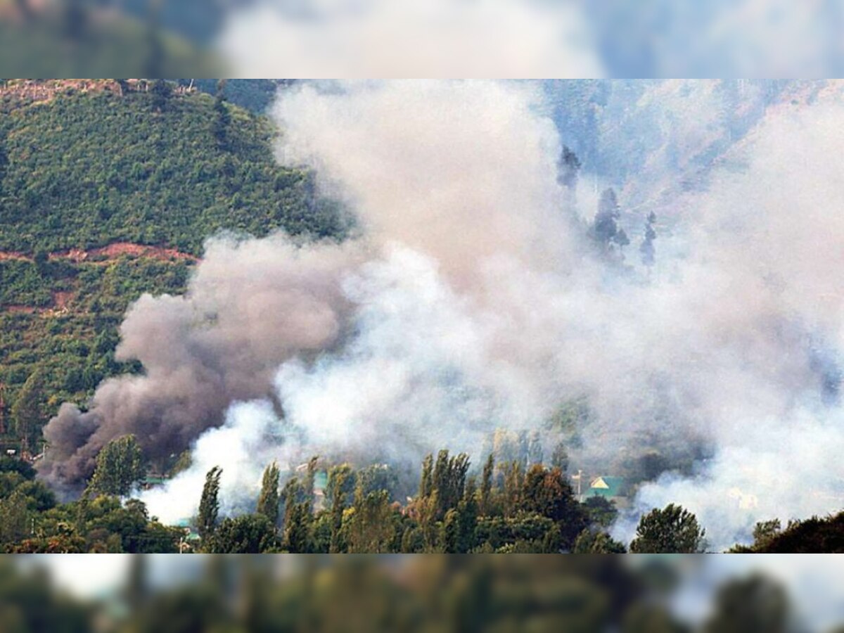 Forest fire causes several landmine explosions along LoC in Jammu and Kashmir