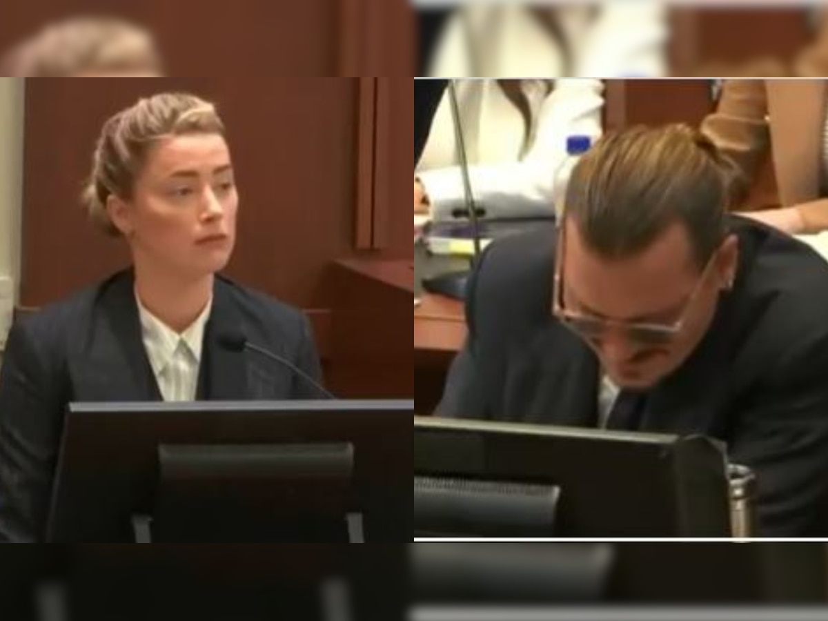 Johnny Depp smiles after Amber Heard's lawyer impersonates him amid trial, fans call her 'his fan'