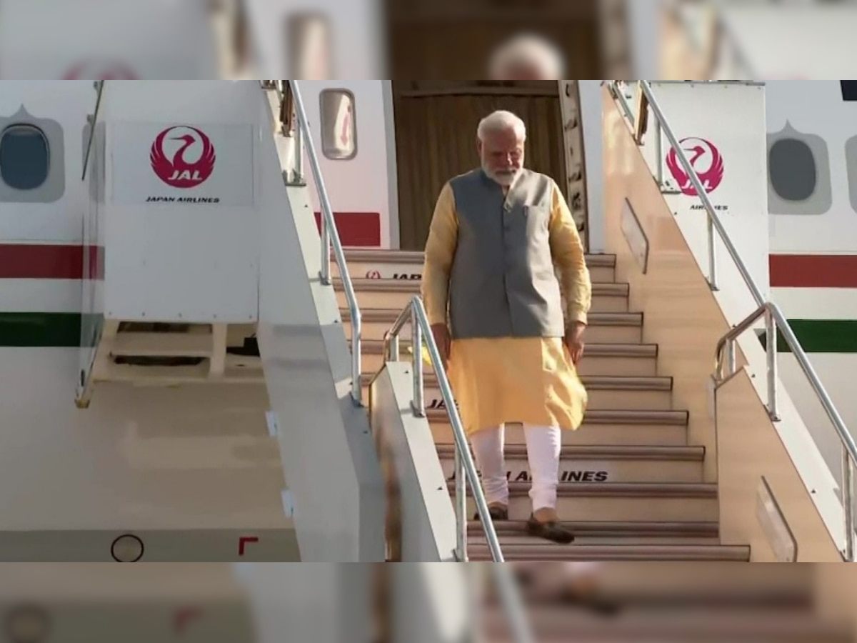 ‘Har Har Modi’, ‘Bharat Mata ki Jai’ chants in Tokyo as PM Narendra Modi lands ahead of Quad Summit 