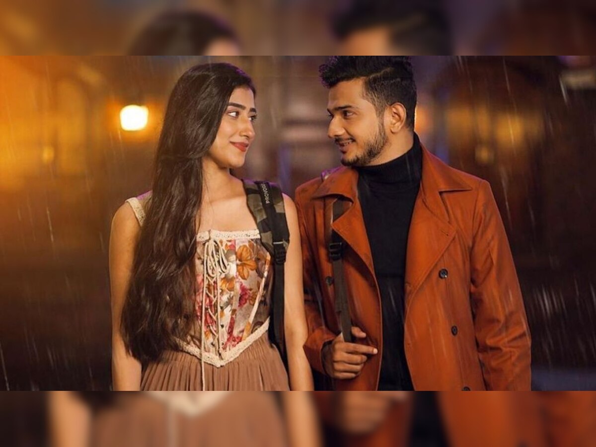 Munawar Faruqui-Nazila Sitashi's debut music video Halki si Barsaat poster goes viral