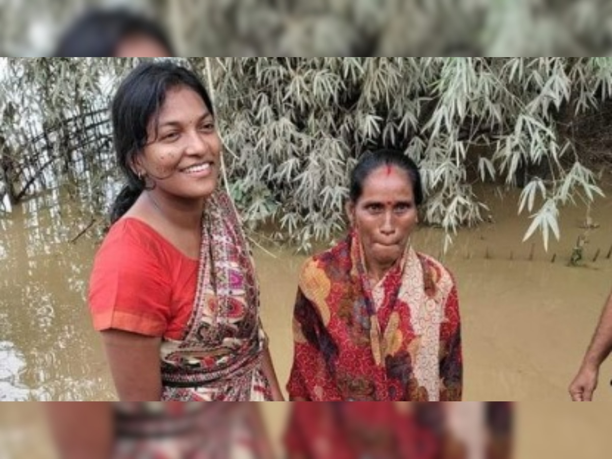 Viral! Netizens slam IAS ‘dog-walking’ couple, praise IAS Keerti Jalli for walking via mud in Assam’s flood-hit area