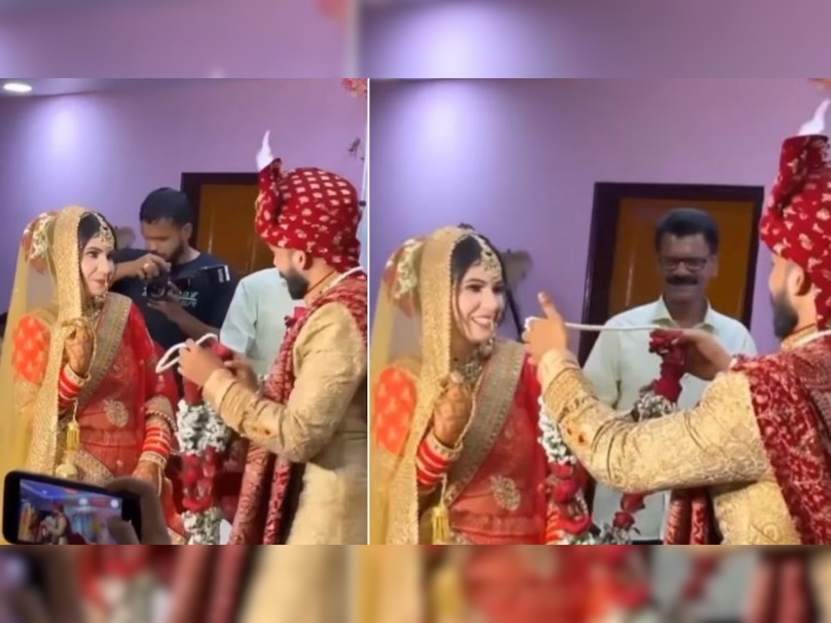 Watch: Bride refuses to wear jaimala, Groom convinces her with THIS trick