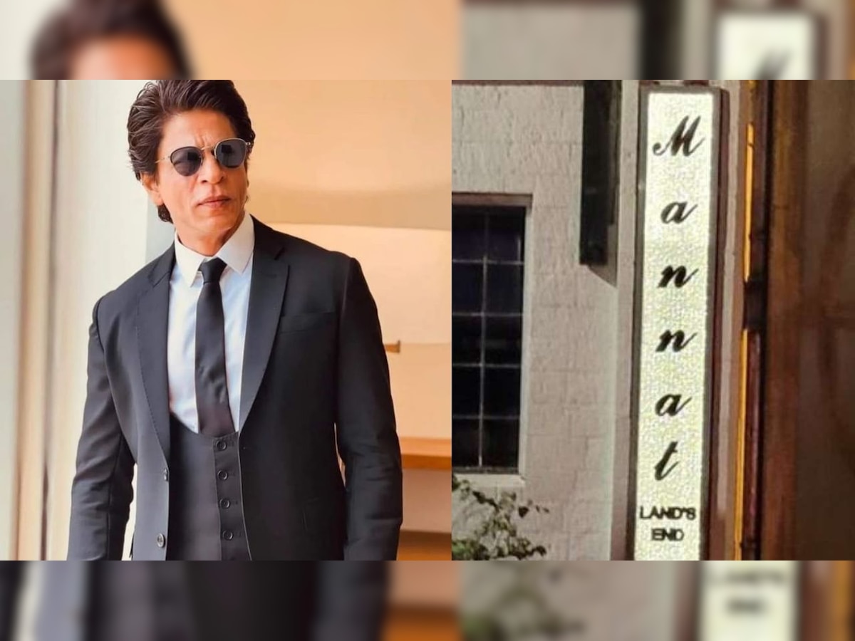 Shah Rukh Khan's house Mannat's new nameplate of Rs 25 lakh goes missing?