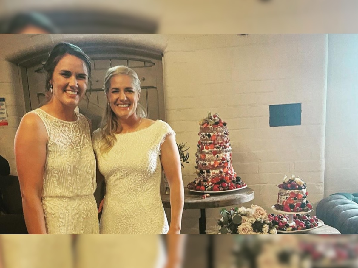 England Cricketers Katherine Brunt and Nat Sciver tie knot with each other in a private ceremony