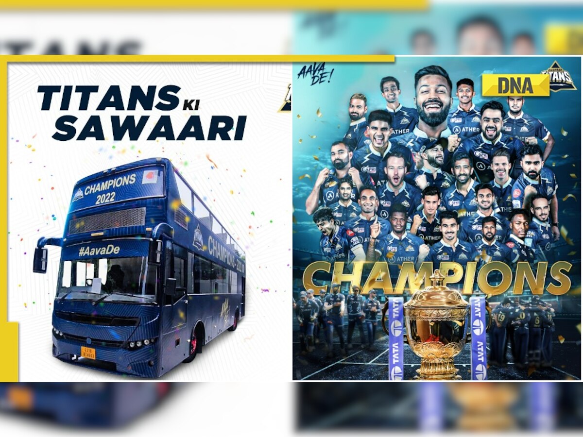 IPL 2022: Ahead of Gujarat Titans' roadshow, fans storm the streets of Ahmedabad, see viral pics