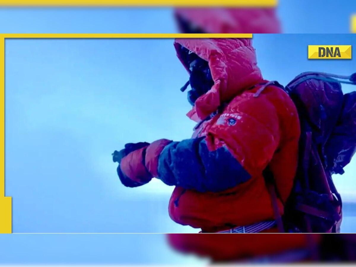 Watch: IAF officer scales Mt Everest, sings national anthem on the occasion of 'Azadi Ka Amrit Mahotsav'