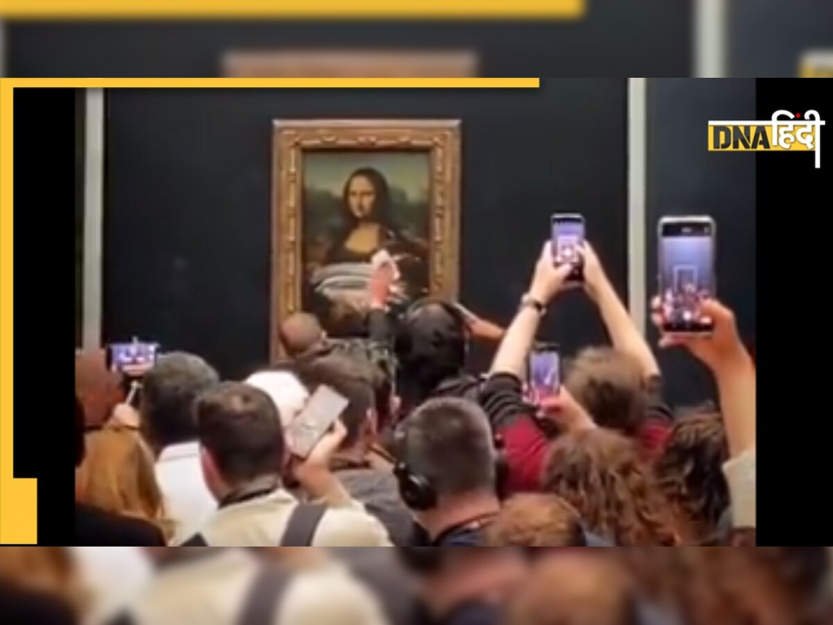 Monalisa Painting पर लगा दिया केक, हजारों करोड़ की कीमत वाली पेंटिंग को खराब करना चाहता था शख्स