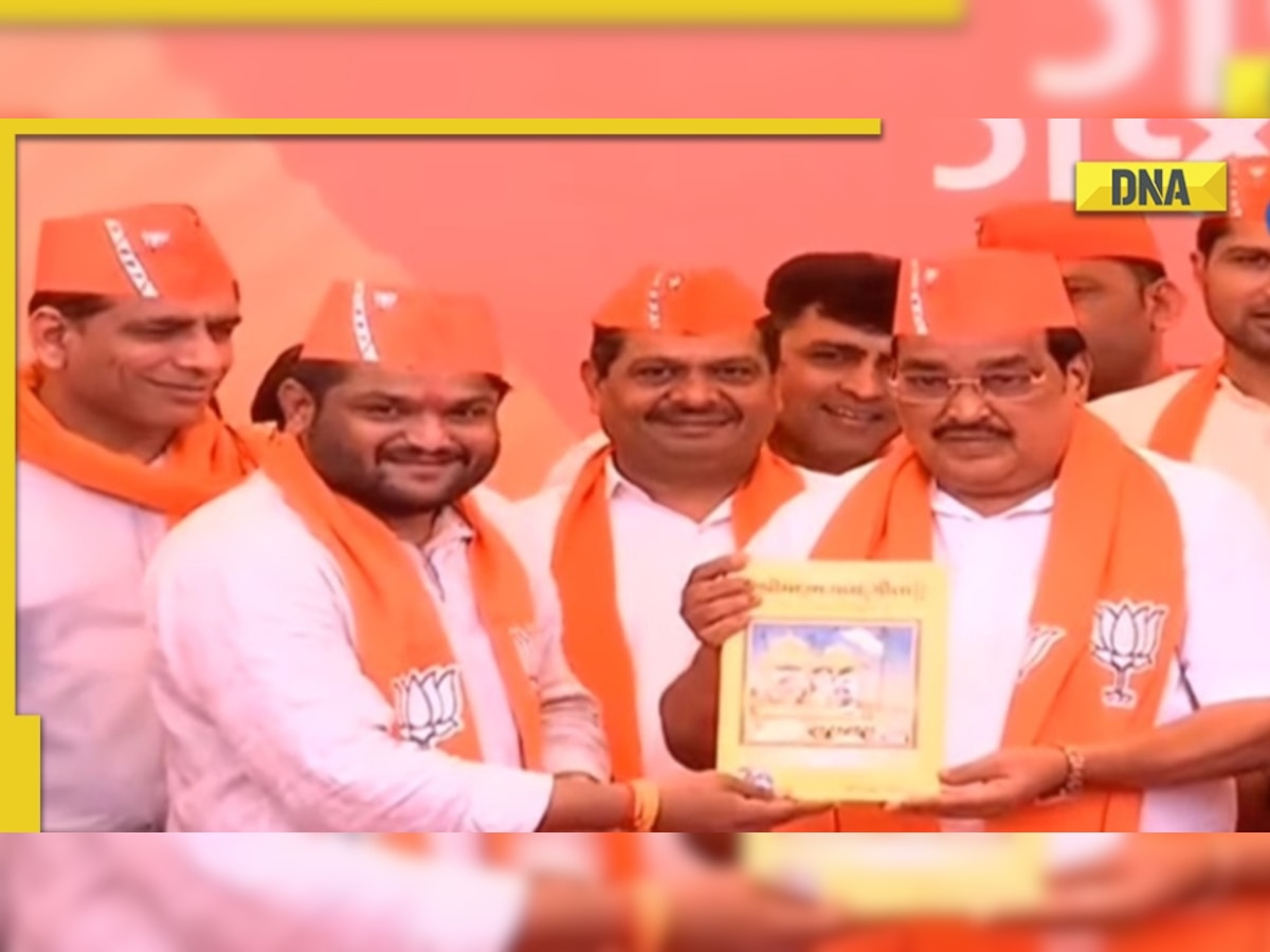 Former Congress leader Hardik Patel joins BJP