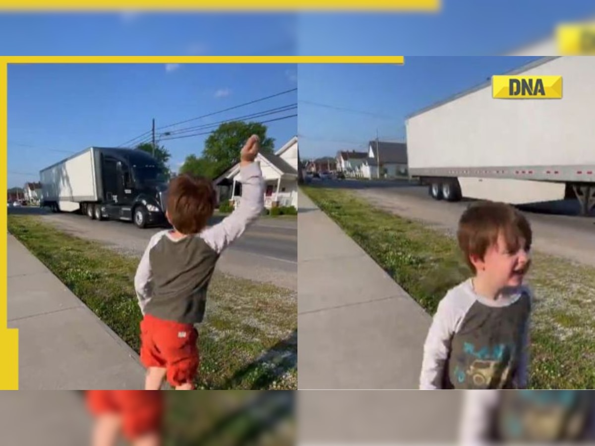 Viral Video: Boy signals truck to honk, here's what happens next