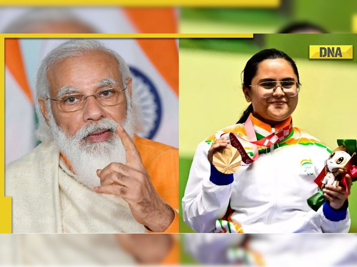 PM Narendra Modi congratulates Avani Lekhara for winning gold in Para Shooting World Cup 2022