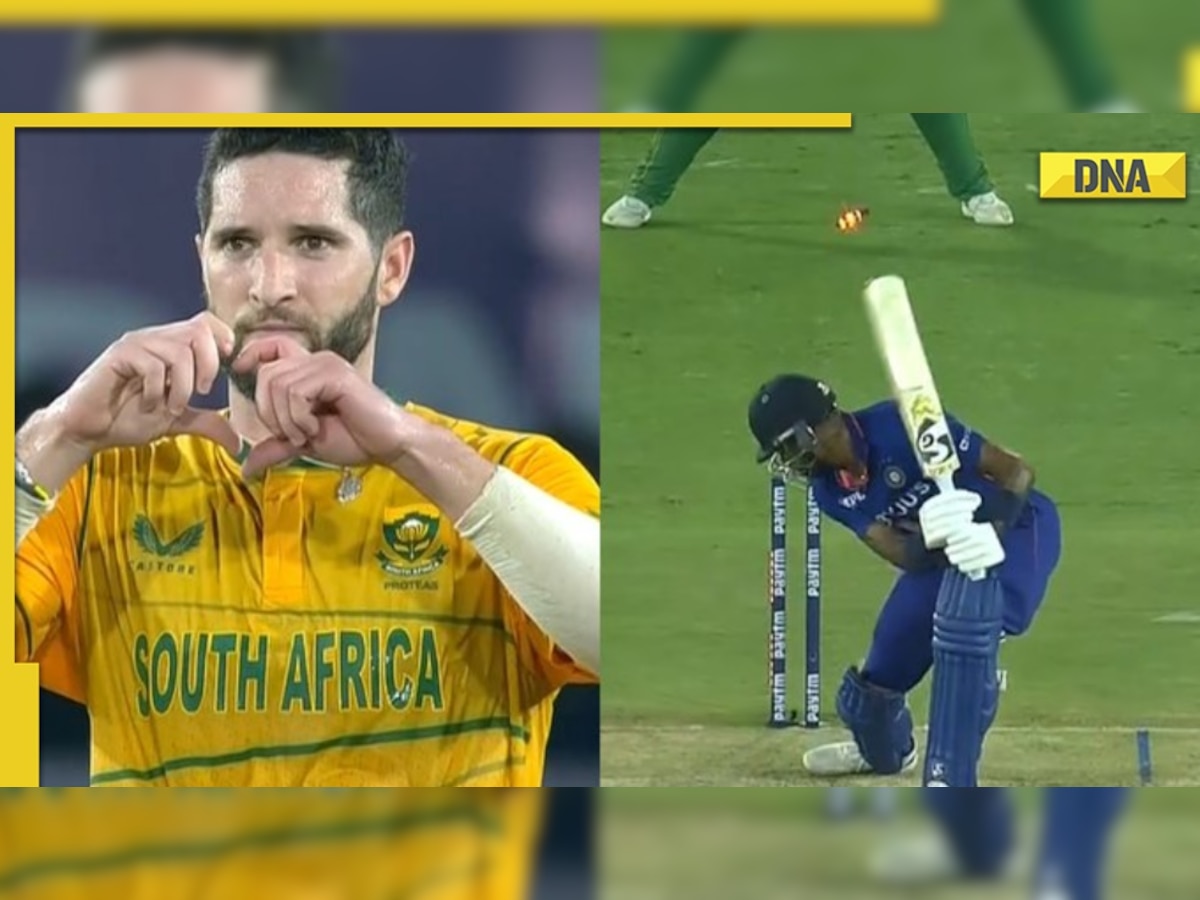 Watch Wayne Parnell's unique celebration after taking wicket of Hardik Pandya