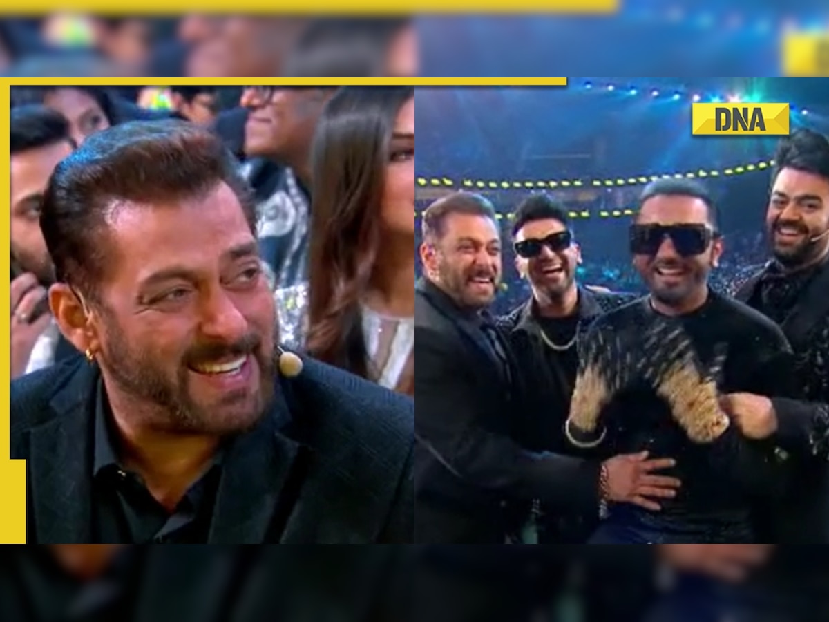 IIFA Awards 2022: Maniesh Paul's joke on Guru Randhawa-Honey Singh leaves Salman Khan in splits