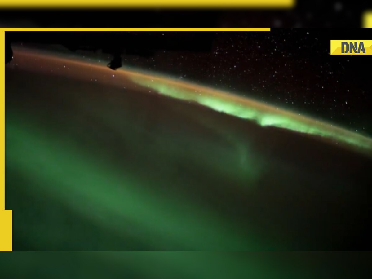 Viral! Astronaut from ISS shares video of glorious auroras dancing over Earth, watch