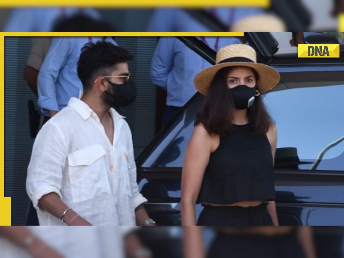 Anushka Sharma, Virat Kohli’s daughter Vamika clicked while returning from Maldives vacation