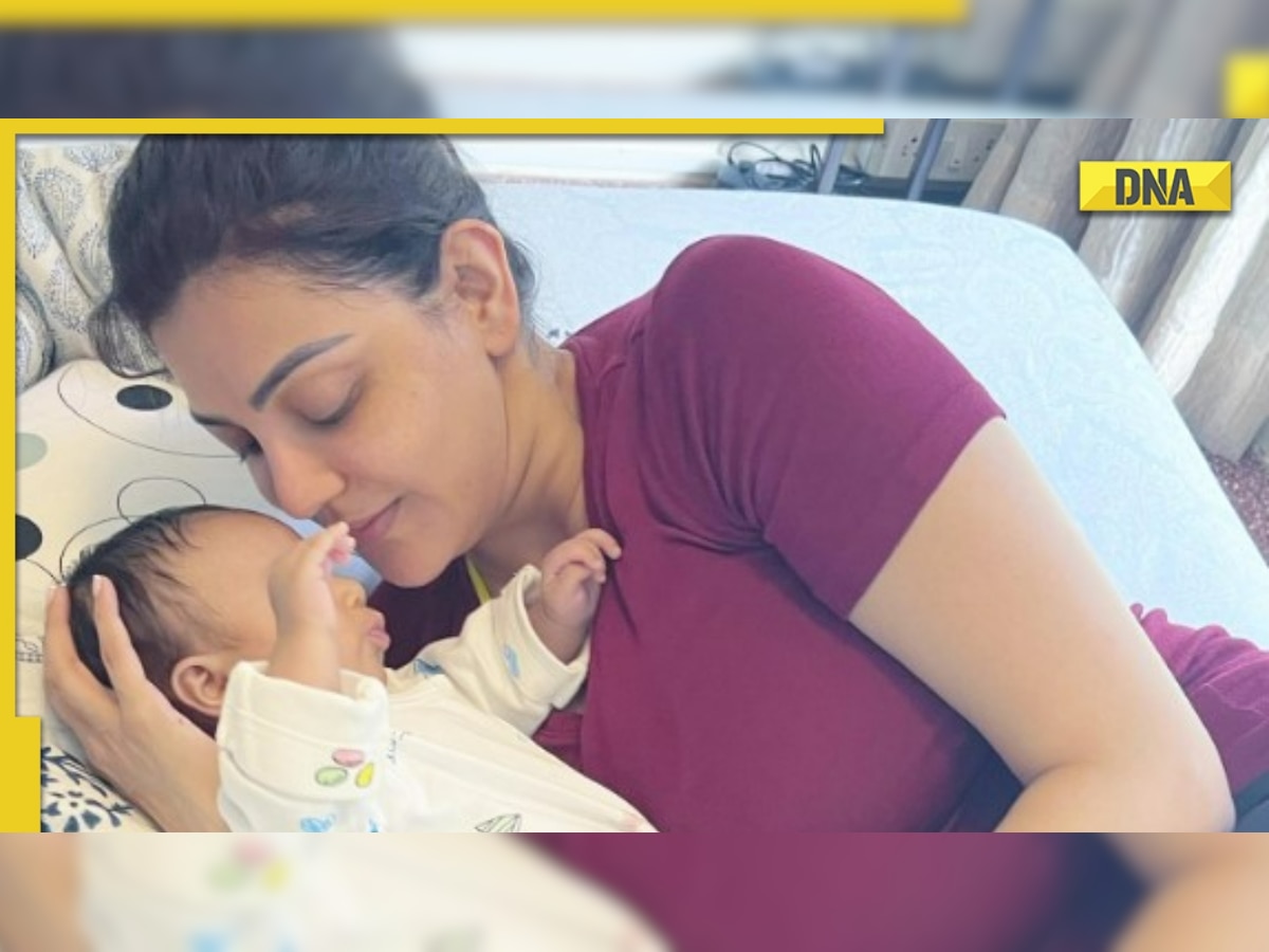 Kajal Blue Picture Video - Kajal Aggarwal drops adorable photo with her son Neil, calls him 'love of  my life'