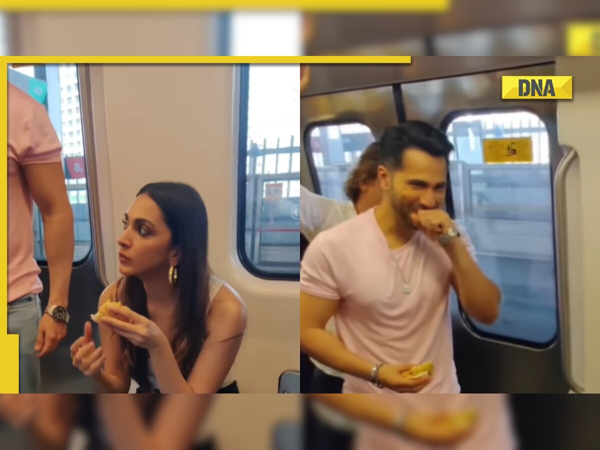 Kiara Advani, Varun Dhawan get brutally trolled for eating food inside Mumbai metro