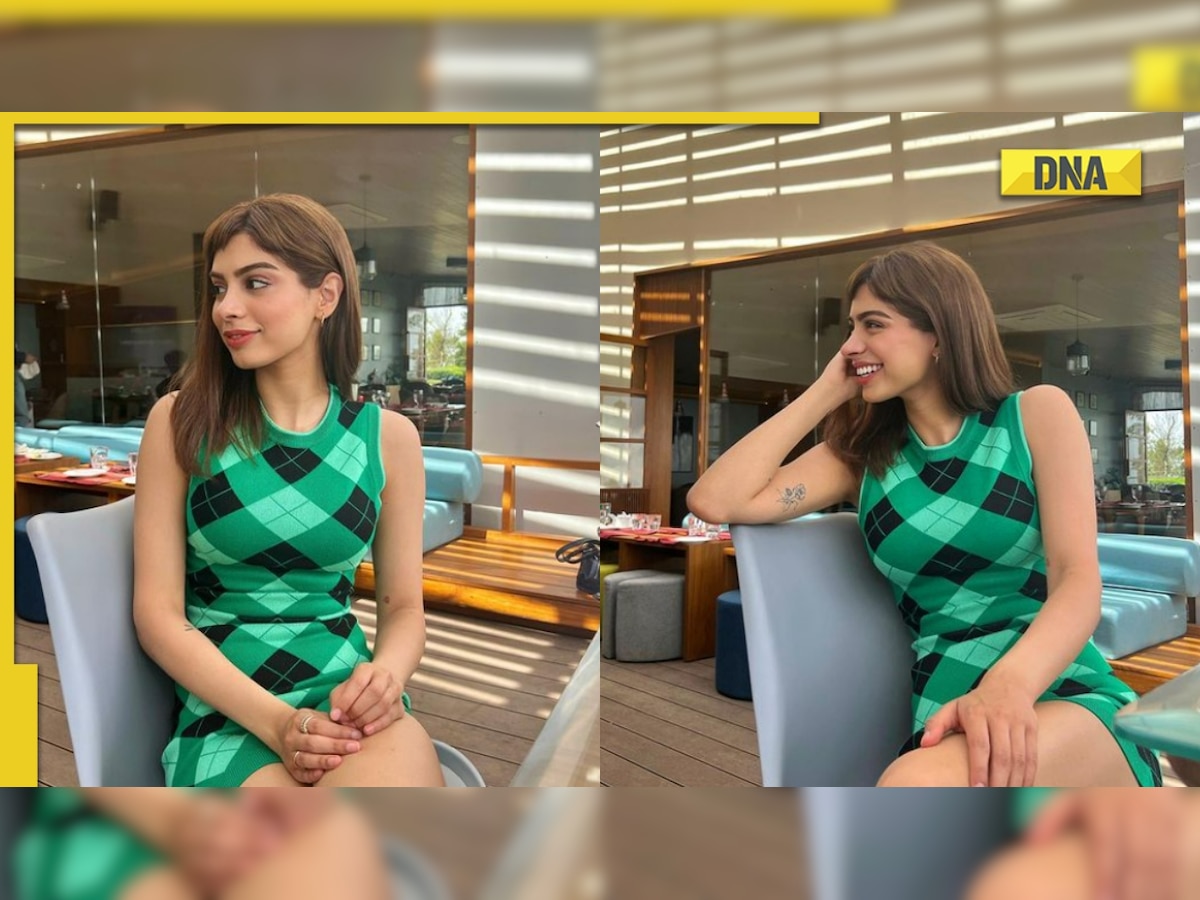 The Archies star Khushi Kapoor drops gorgeous photos in green mini dress, Suhana Khan reacts