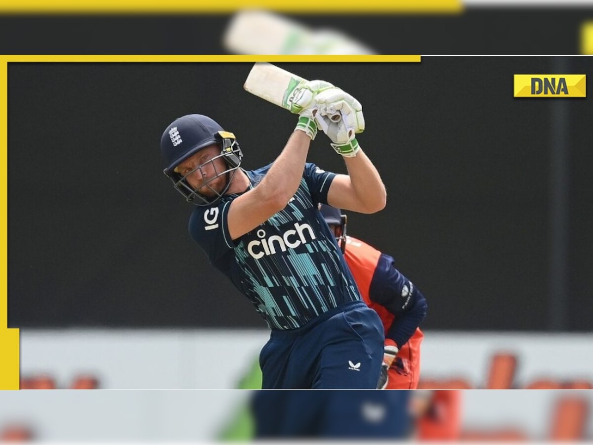 England sets a record target of 499 in the 1st ODI against Netherlands, Jos Buttler scores 162 in 70 deliveries