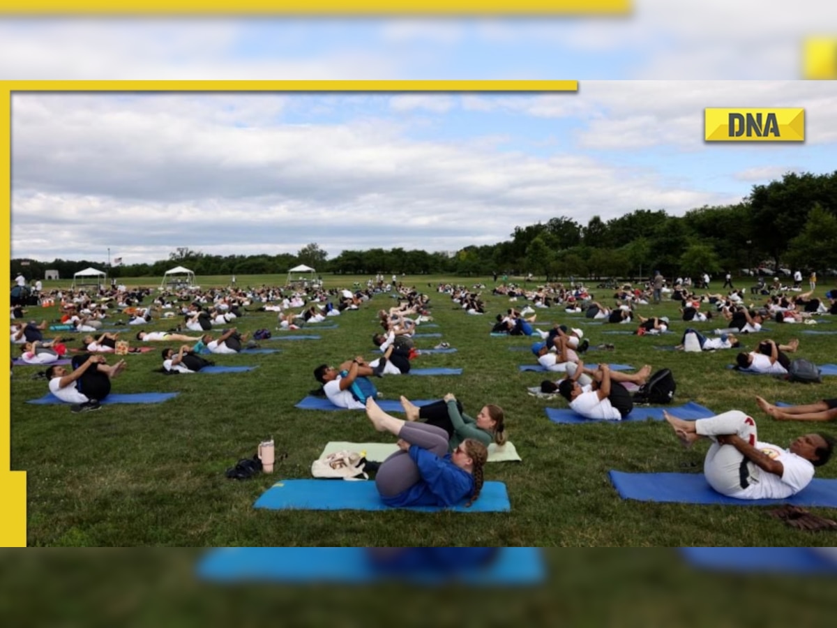 International Yoga Day 2022: Hundreds attend yoga session in Washington, pics surface