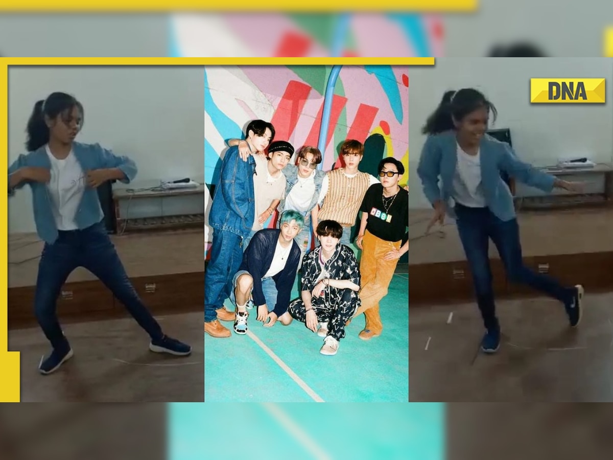 BTS: Indian fangirl grooves to famous songs Butter, Dynamite at her school event