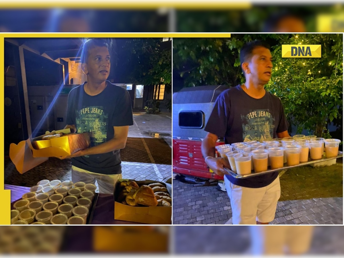 Amid Sri Lanka economic crisis, former cricketer Roshan Mahanama serves tea, buns at petrol station