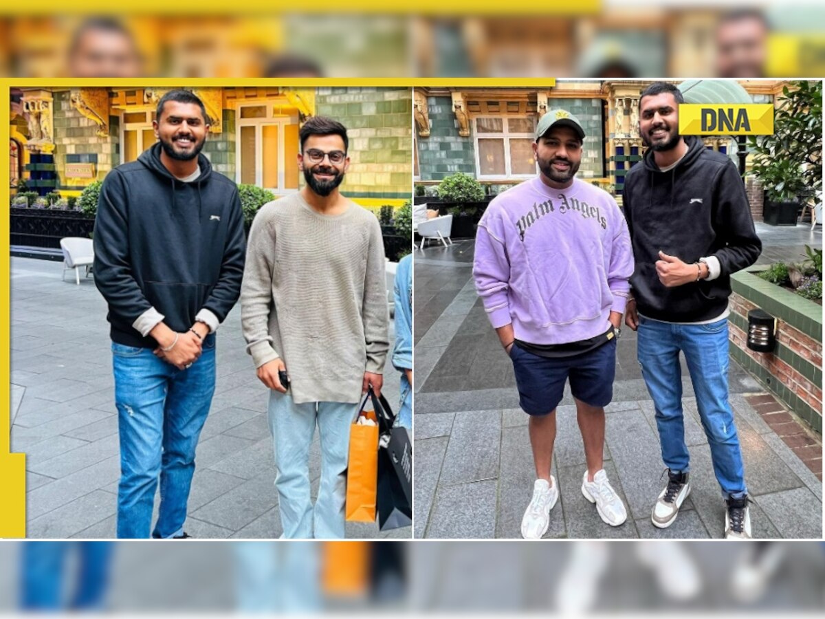 India vs England: Rohit Sharma, Virat Kohli's picture with UK fan goes viral - see pics