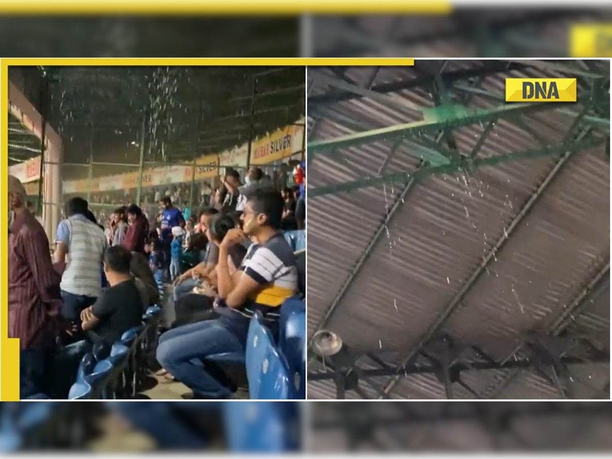 Fans brutally troll BCCI as video of leaking roof at Bengaluru's M Chinnaswamy Stadium goes viral