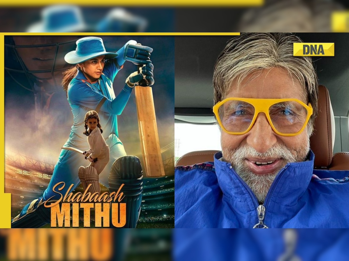 Shabaash Mithu: Amitabh Bachchan reacts to Taapsee Pannu's film trailer, actress responds