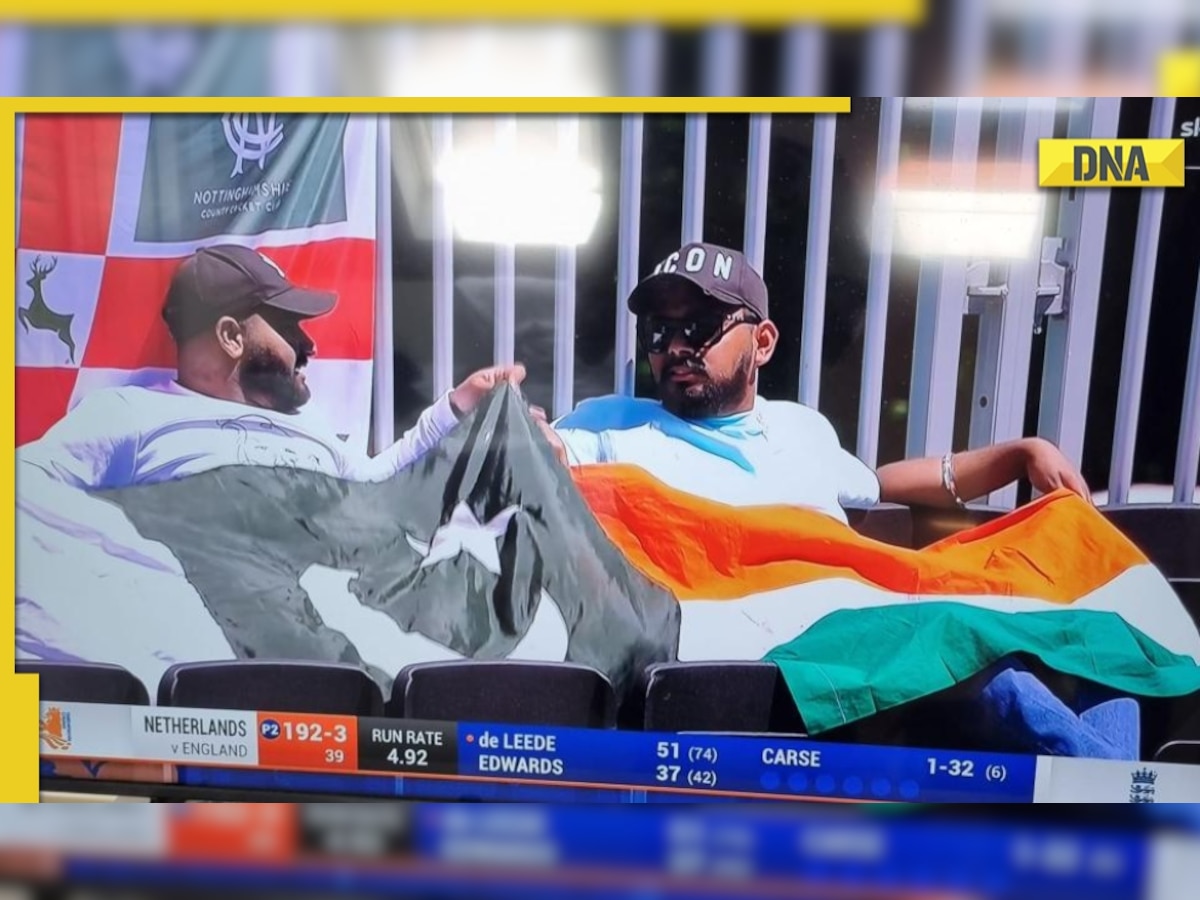 'Addiction of cricket': Netizens react after seeing India and Pakistan flags during NED vs ENG game