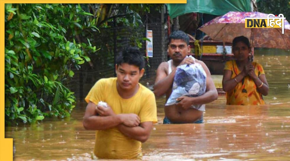 Assam Flood असम में बाढ़ की स्थिति गंभीर अब तक 108 लोगों की मौत 9688