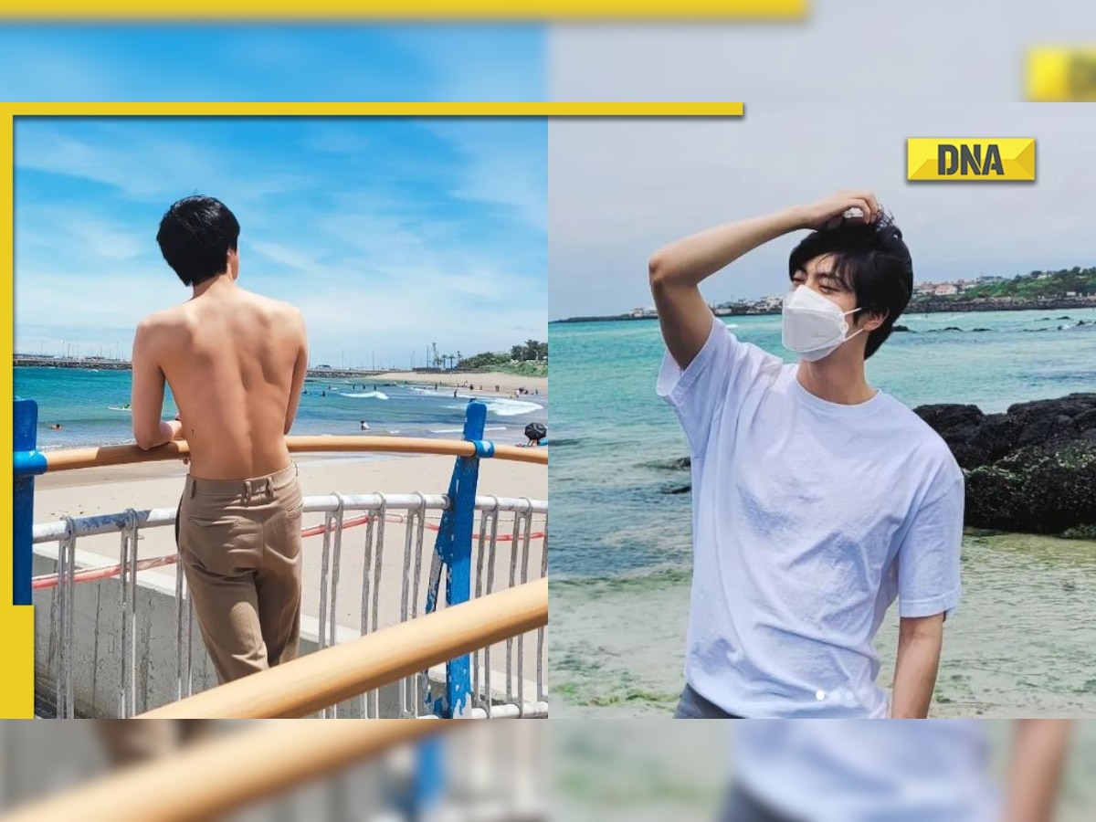1200px x 900px - BTS: Shirtless Jin flaunts new tattoo at the beach, RM drops hilarious  comment