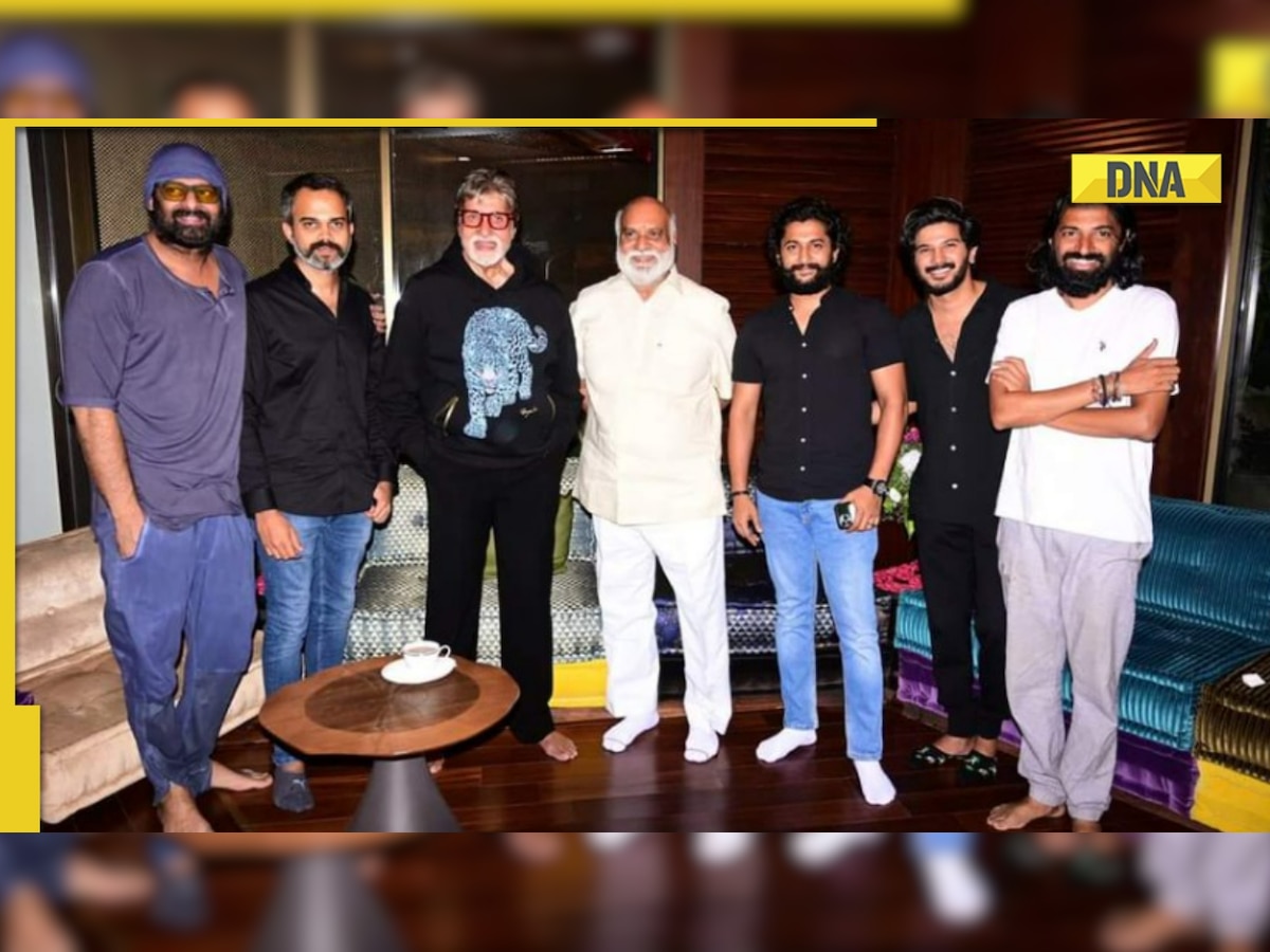 Prabhas, Prashanth Neel, Amitabh Bachchan, Nani, Dulquer Salmaan pose together in viral photo