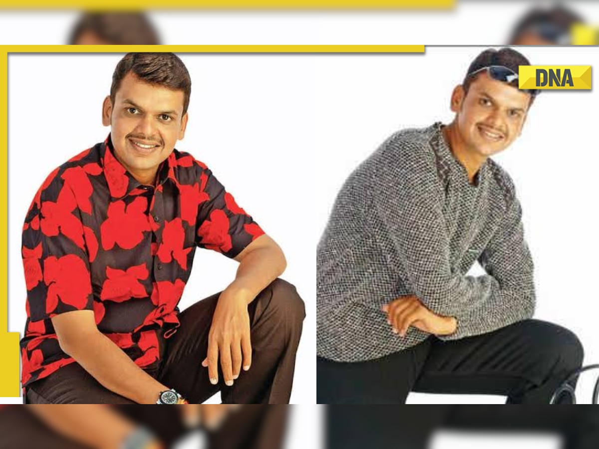 Old photos of BJP leader Devendra Fadnavis as a model go viral, netizens can’t believe their eyes