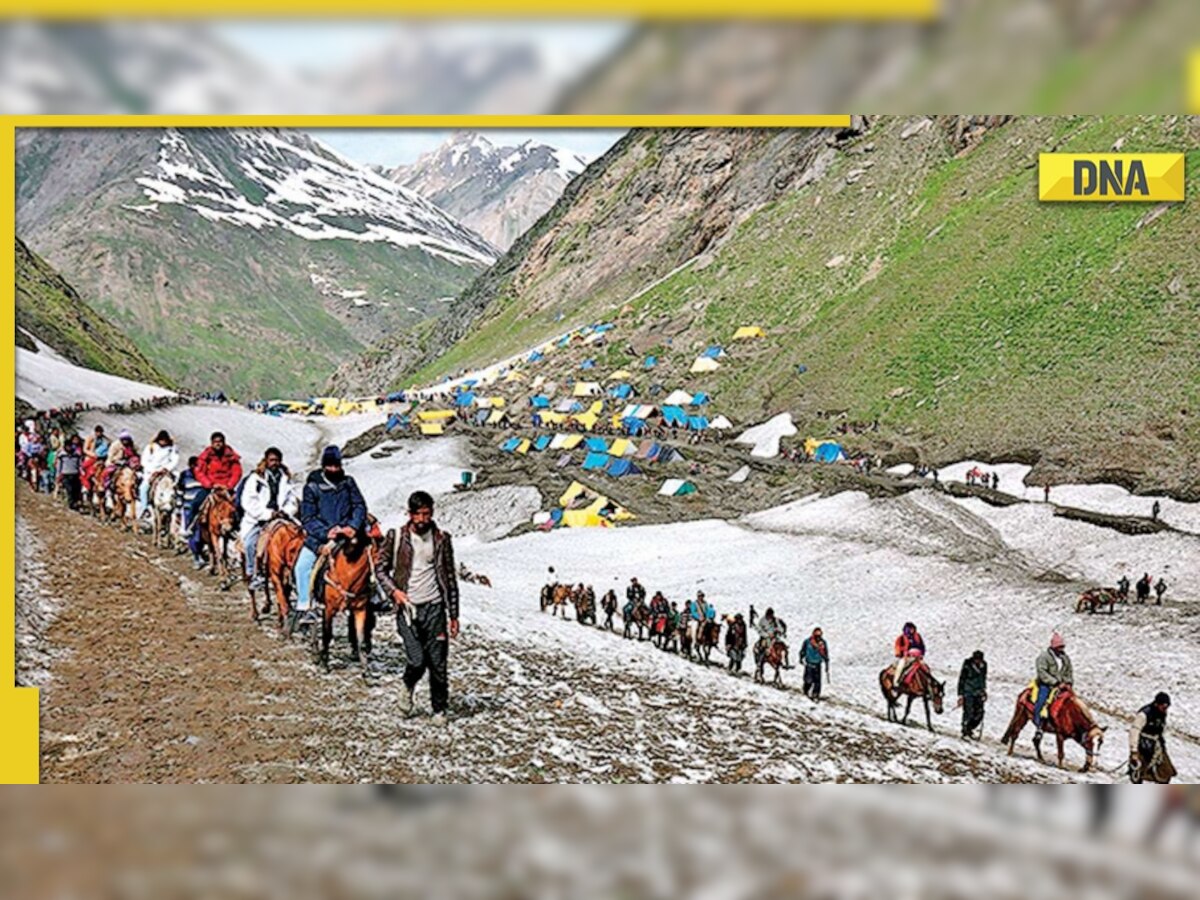 Amarnath Yatra 2022: LG Manoj Sinha flags off first batch of pilgrims from Jammu