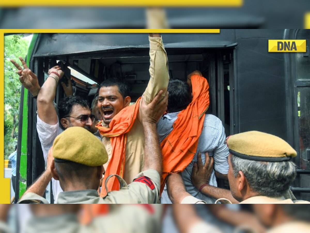 Udaipur tailor killing: Bajrang Dal members protesting at Jantar Mantar against murder detained