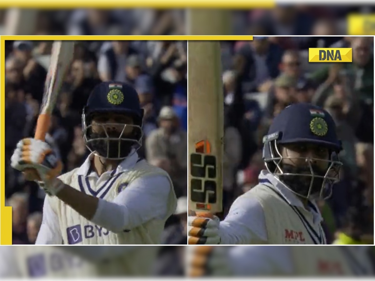 IND vs ENG: Ravindra Jadeja brings out sword celebration again after scoring fifty, watch video