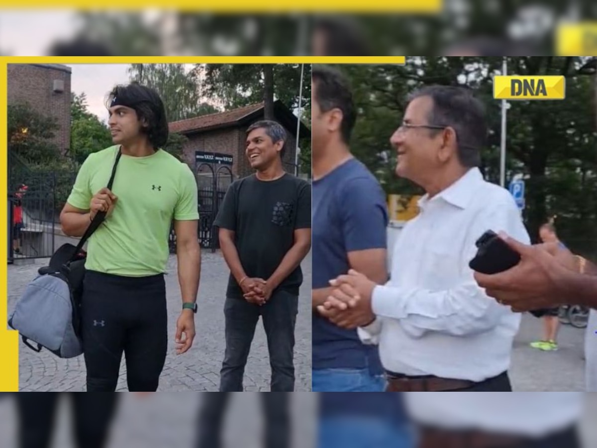 Viral video: Neeraj Chopra touches elderly fan's feet, netizens react in amazement