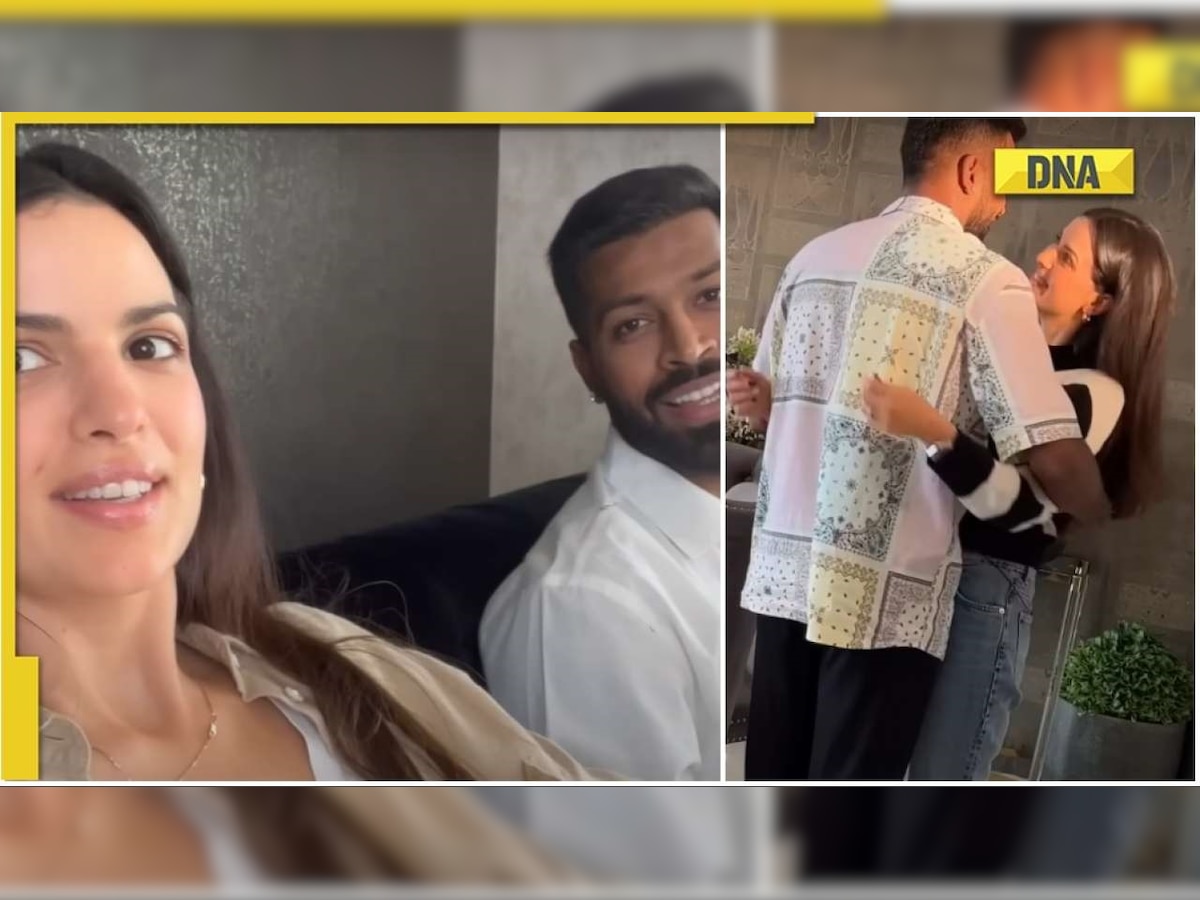 Hardik Pandya kisses wife Natasa Stankovic as they groove on 'Saathi' song, watch video